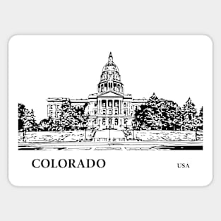 Colorado State USA Sticker